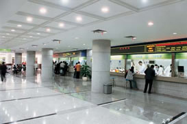杭州市人民医院毛发移植中心大厅收费处