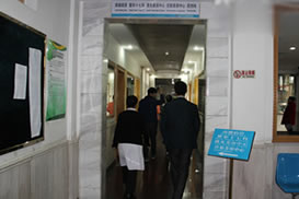 北京八大处毛发移植中心走廊