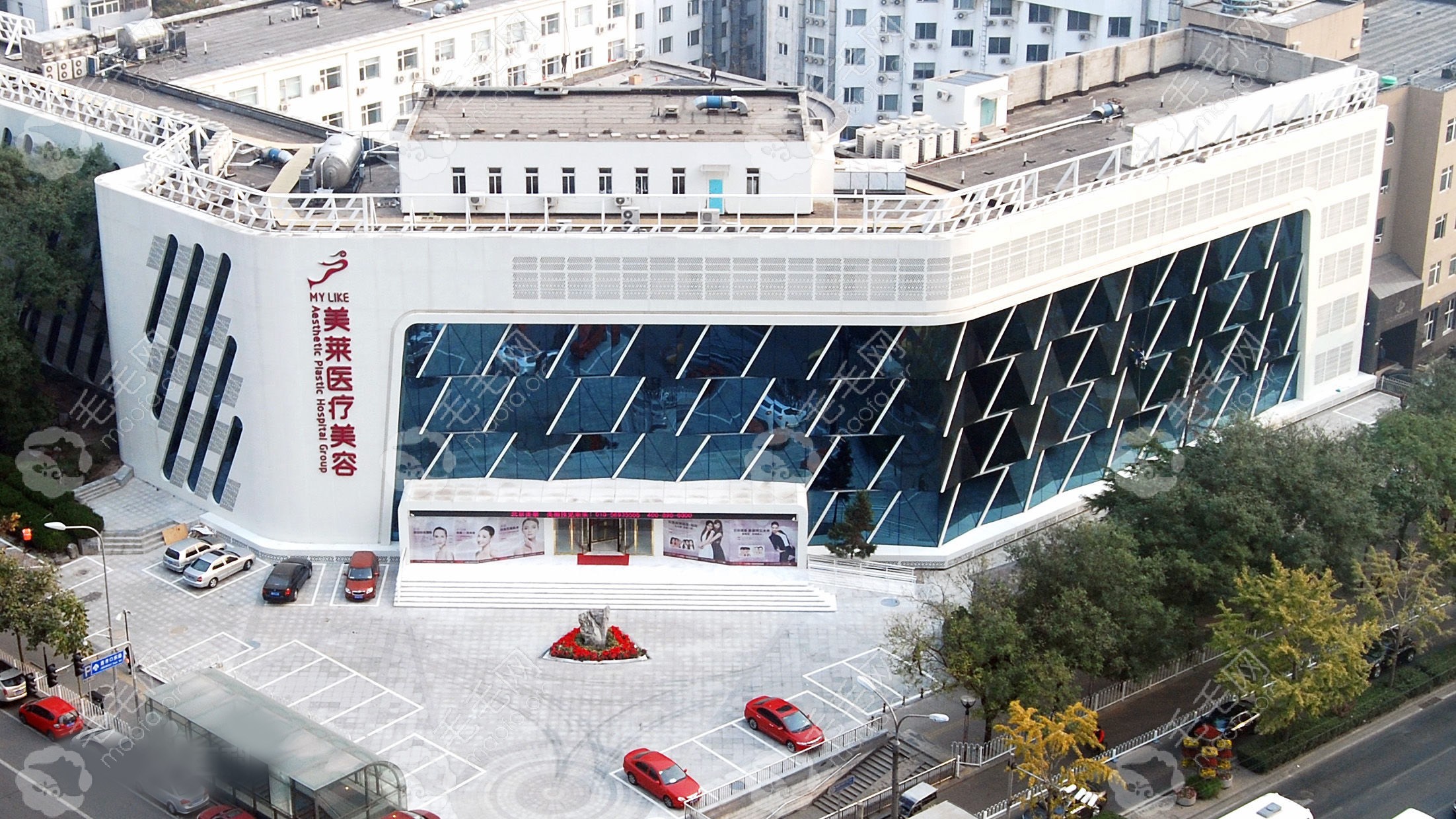 北京美莱医疗美容医院的大楼