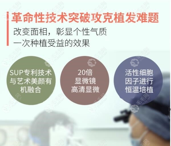 广州荔医植发医院的sup植发技术技术优势