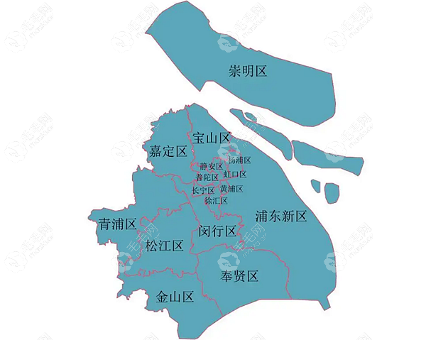 上海市行政区域图