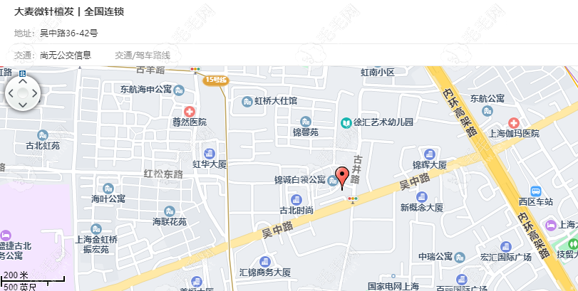上海大麦微针植发地址