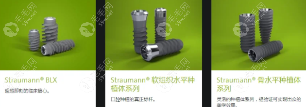 straumann种植体价格:BLX/TLX等不同种类价格10800元起